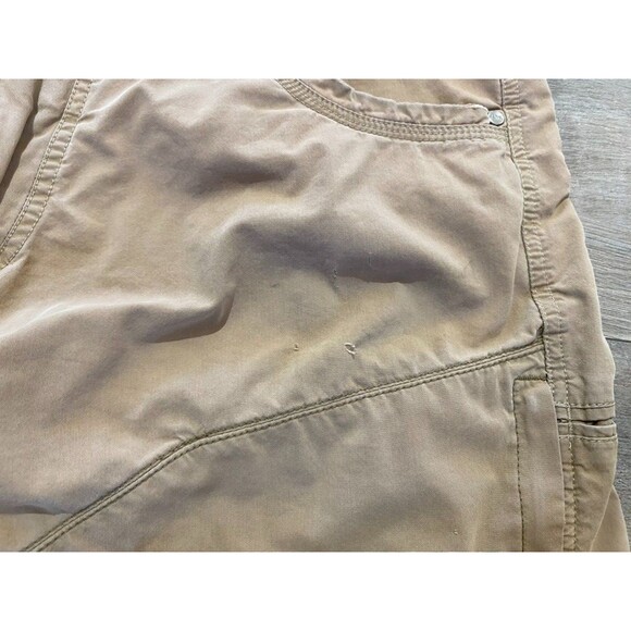 Kuhl Renegade Klassik Mens 36X32 Chino Khaki Beige Hiking Cargo Pant DISTRESSED - Picture 12 of 12